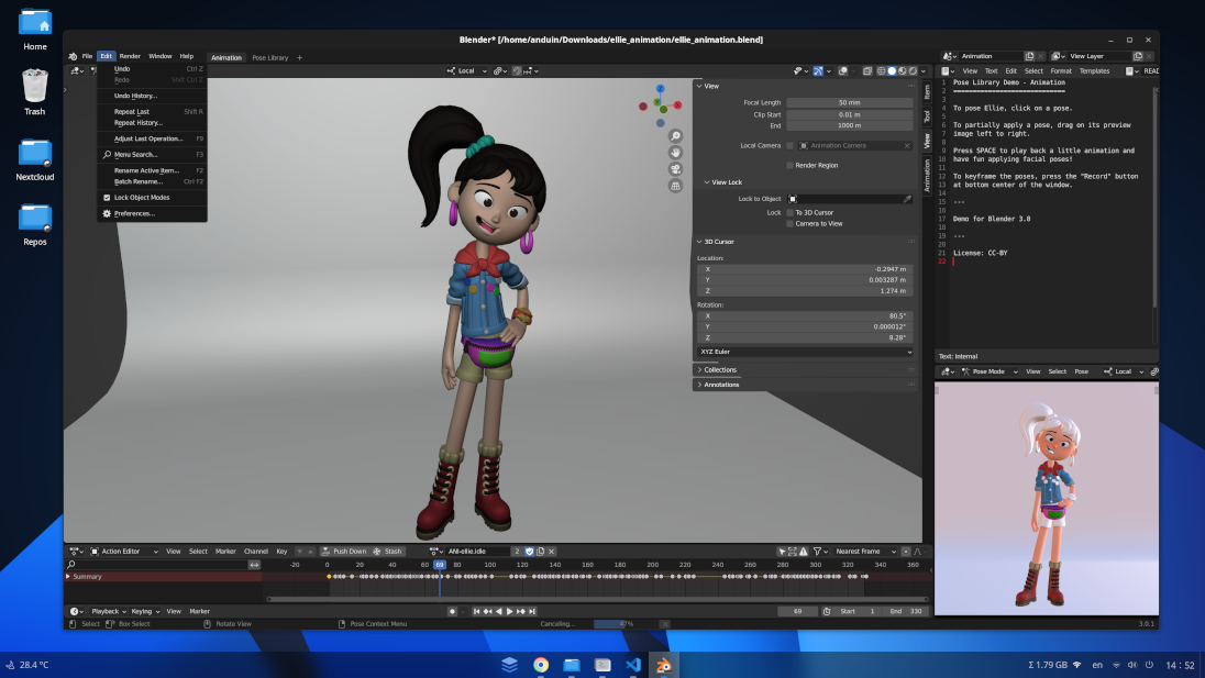 anduinos_blender Umstieg auf Linux für Unternehmen