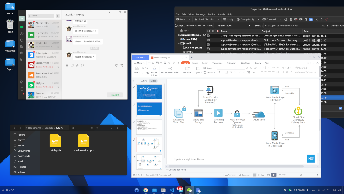 anduinos_office Umstieg auf Linux für Unternehmen