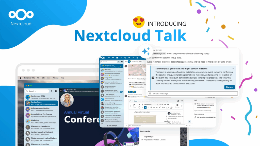 nextcloud-talk-1024x576 Nextcloud Workspace: Die DSGVO-konforme Alternative zu Office 365