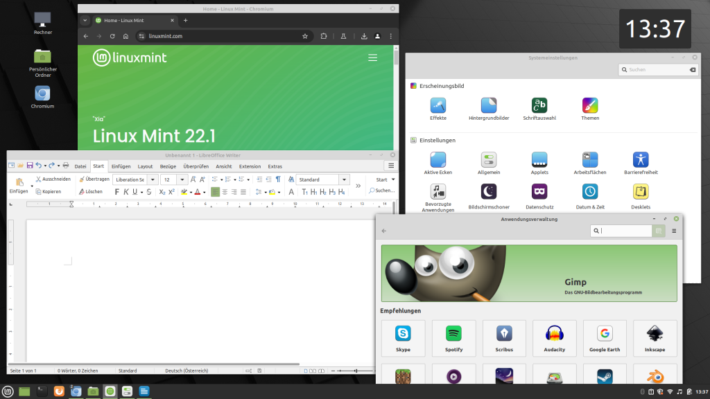 linux-desktop Digitalisierung in Schulen